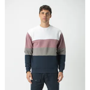 Zanerobe Panel Crew Sweat DK Musk Men 400-FLD